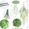 1/2Pcs Artificial Plant Vine Fake Leaf Plant Hanging DIY Basket Ornament for Home Room Decor Garden Wedding Decoration Outdoor