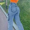 Women's Loose And Casual Trend Ripped Casual Fashion Tight Fitting Leg Jeans