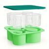 1pc/Ice Tray for Rolling Cups, New Silicone Ice Maker, for Making 4 Covered and Fridge Hollow Cylindrical Ice Molds