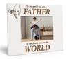 Darling Souvenir Made With Love  Engraved Table Top Photo Frame  Wooden You Are The World Quotes White Picture Frame