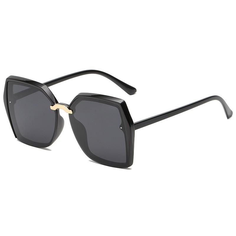 Ladies Driving Polarized Sunglasses Trendy Sunglasses Fashion Retro Large Frame Sunglasses Black Frame Uv400