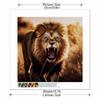 New Arrival 5D DIY Full Circle Diamond Painting "Lion" Embroidery Cross Stitch Home Decor Gift