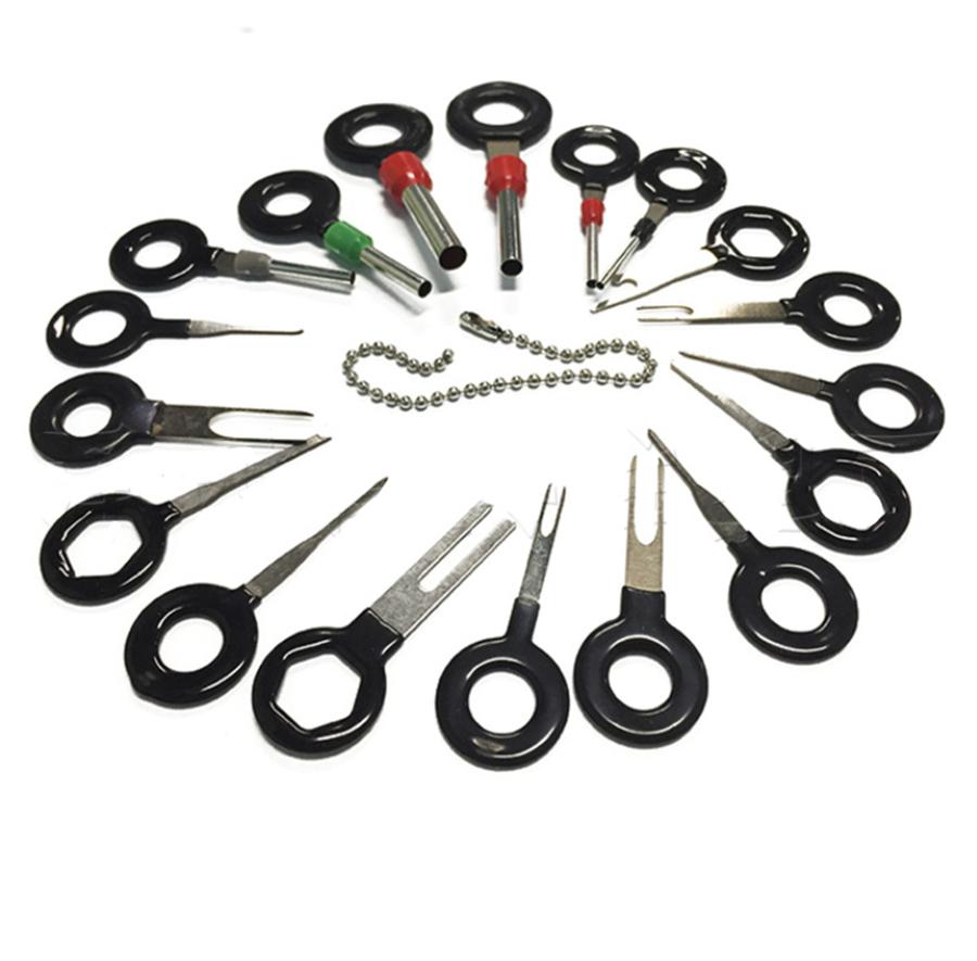 18Pcs Car Wire Terminal Removal Tool Wiring connector Pin Extractor Puller Tools