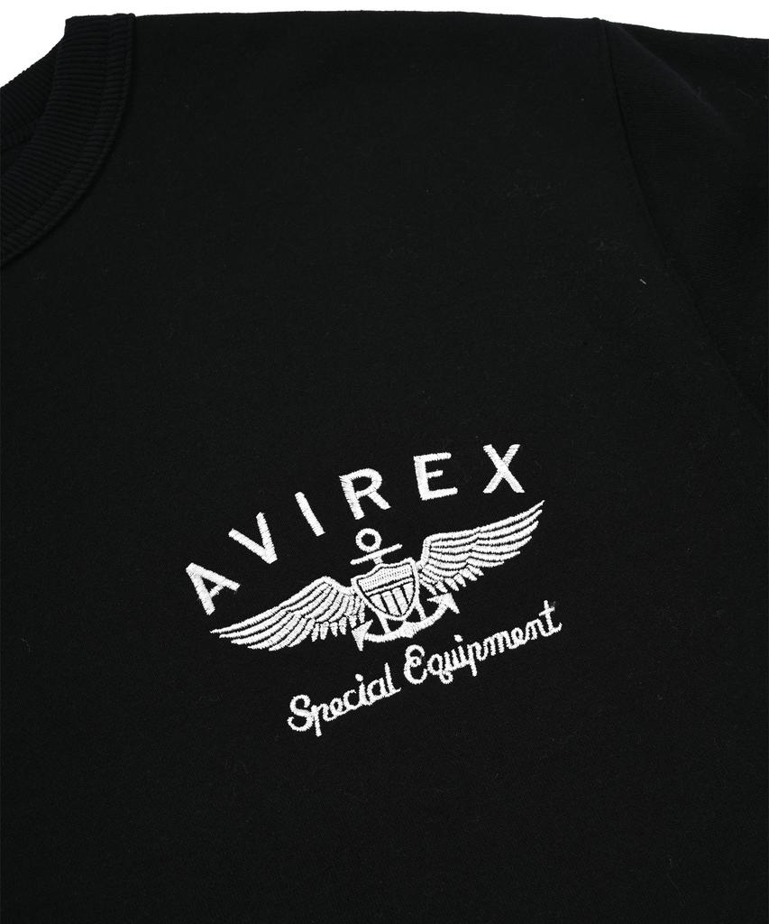 Abilegseu Varsity Logo Crewneck Sweatshirt / Black 7833932007