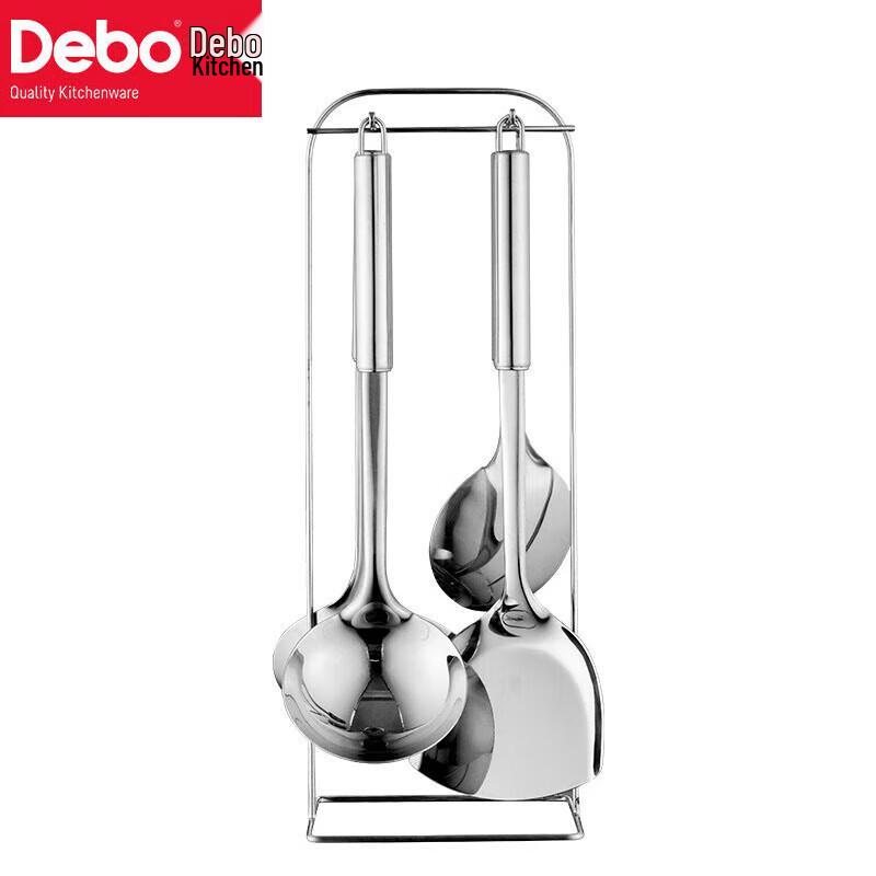 

Debo Sutherland DEP-290 Stainless Steel Utensil Set with Holder (5-Piece)