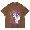230 g/m² 100% Baumwolle Gachiakuta V4 Jabber Print Unisex Schweres Baumwoll-T-Shirt