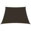 VidaXL Shade Sail 160 G-m² Brown 3-4x2 M HDPE