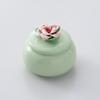 Shangqi Hand-Pinched Flower Ceramic Tea Caddy
