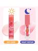 2pcs/Box [Christmas/Valentine's Day Gift] Lip Oil Lipstick, Strawberry/Blueberry Scent, High Moistur