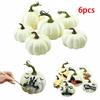 Artificial Foam 6pcs Pumpkin Festival Halloween Party Garden Ornament Decor