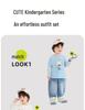 Kaka Panda Kids' Long-Sleeve T-shirt - Trendy Spring/Autumn Layer for Boys and Girls