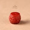Southern Red Agate Carving Accessories, Six-character Mantra Barrel Beads, Irregular-shaped Beads, Abacus Separator Pieces, Walnut Beads,