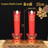 LED Electric Candle Light - Battery & Plug-in, Ideal for Home, Buddha Offering, or God of Wealth Lighting.