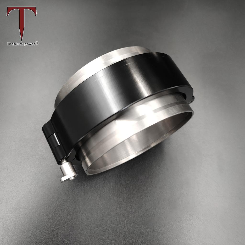 3~4inch Aluminum/Stainless Steel Vanjen Flange Set HD V-band Intercooler Tube Clamp for Cars