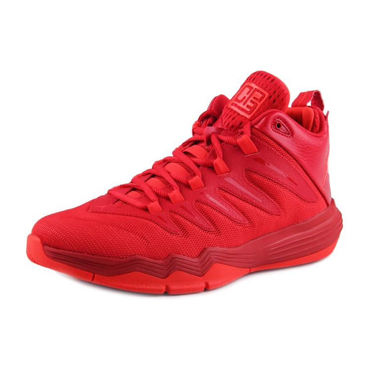 Jordan CP3 9 Cushioning Slip Resistant Coverage Lightweight Rebound Mid top Basketball Shoes Men's Red 829217-605