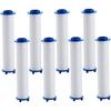 Filter Element 8pcs Shower Head Filters Pp Cotton Improve Water Clarity Easy Install