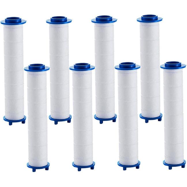Filter Element 8pcs Shower Head Filters Pp Cotton Improve Water Clarity Easy Install