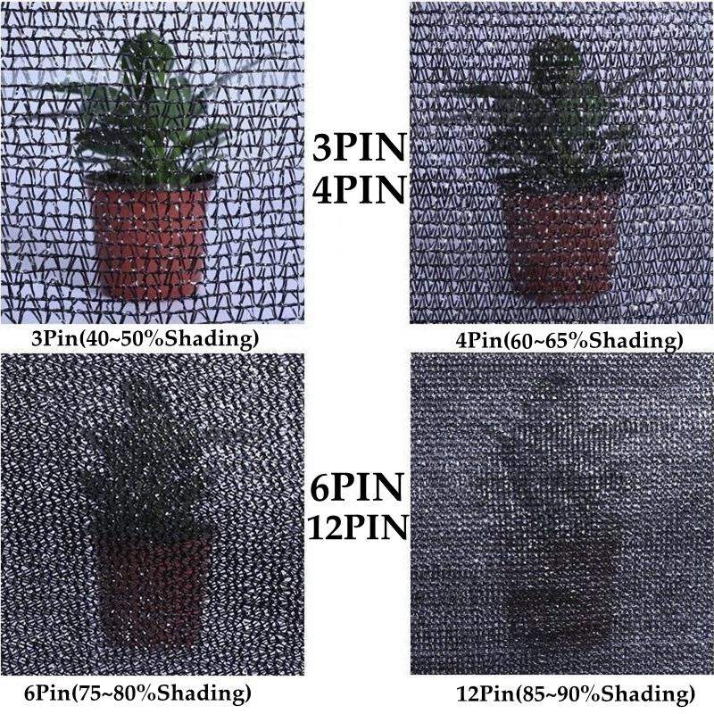 Green Sunshade Net Anti-UV Garden Balcony Plant Shade Cover Net Outdoor Patio Car Sun Shade Canopy Swimming Pool Shade Cloth