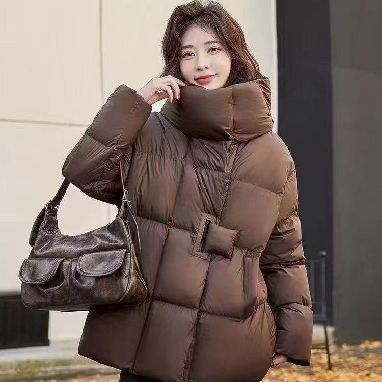 Small High-end White Duck Down Short Thickened Down Jacket Women's New Winter Temperament Socialite Jacket