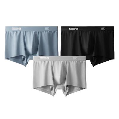 Beneath The Skin 703A Men's Modal Silver-Plated Antibacterial Boxer Briefs 3-Pack