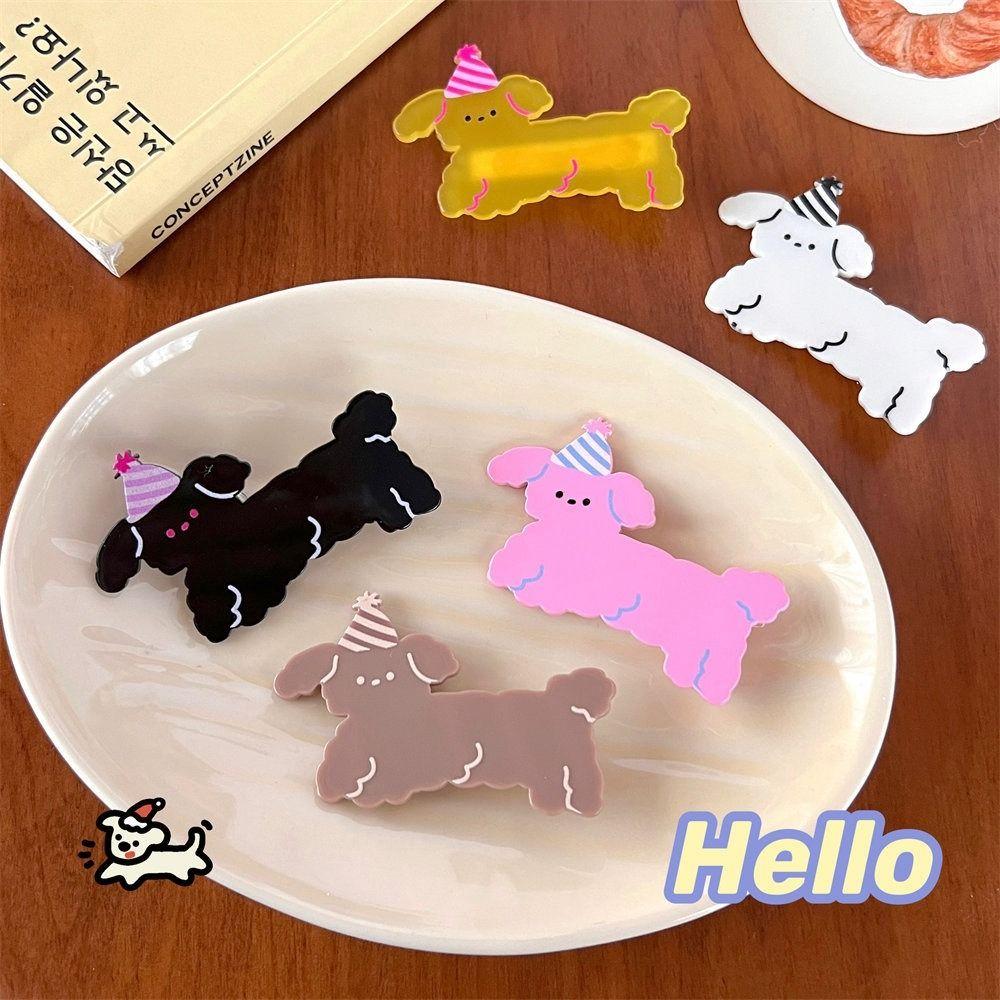 

Y2k Animal Hair Clip Cartoon Children s Hair Clip Creative Puppy Hairpin Female