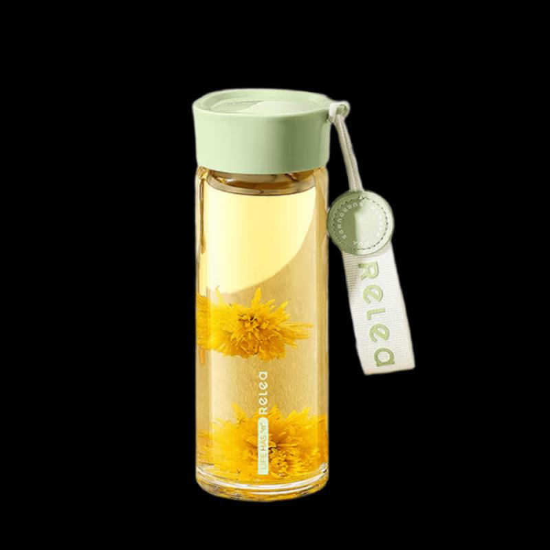 RELEA Yangshi 450ml Glass Tea Infuser Bottle