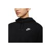 Nike Loose Fit Short Hooded Sweatshirt Women tops Black DD5382-010
