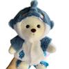 30 cm Hai Bär Puppe mit Kapuze Plüsch Drag Puppe Puppe Drag Puppe