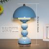 Xiaomi 1pc Retro Mushroom Table Lamp, Touch Control Aesthetic Bubble Bedside Lamp, Dimmable Decor Desk Lamp for Bedroom Home Decor Gift