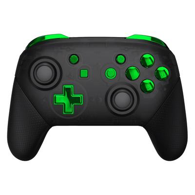 Full Set Buttons for eXtremeRate Switch Pro ABXY ZR ZL L R Buttons for Pro Controller Switch Controller Not Included (metallic Chrome) Controller,