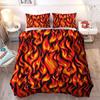 Ice And Fire Riding Horse Duvet Cover Set King SizeFlame Horsing Bedding SetWestern Cowboy Exotic Farmhouse Comforter Cover