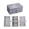 Multi Level Jewelry Tray Jewelry Display Stand Bracelets/Necklaces/Bangles Holder Transparent Jewelry Storage Box