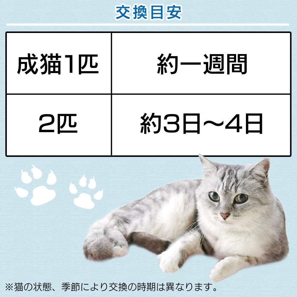 Iris Ohyama Cat Litter System Deodorizing Sheets for Cat Toilet 30 Sheets x 4 Bags Citric Acid Deodorizing 30 Sheets x 4 Pieces TIH-30C