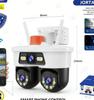 Dual-lens Surveillance with IP66 Protection Rating, Featuring Wide-angle Monitoring and Control Via Mobile Devices.
