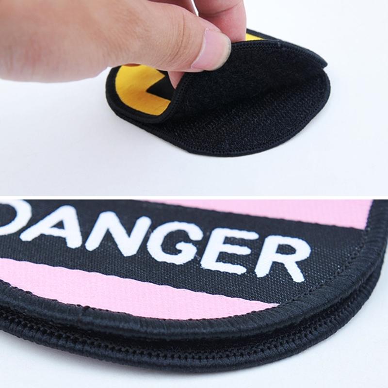 Outdoor Pet Dog Social Identity Stickers in Waterproof Fabric Essential for Dog Lover Belongings Showcases Your Careful