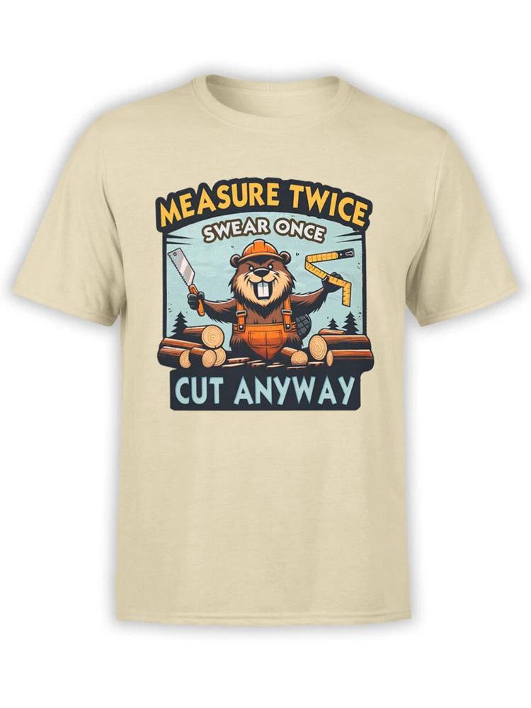 Fantucci Builder TShirt Collection Measure Twice Swear Once Cut Anyway S