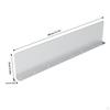 4x Roof Diverter with 32 Screws, Aluminum Rain Gutter Valley Roofing Guards, Splash