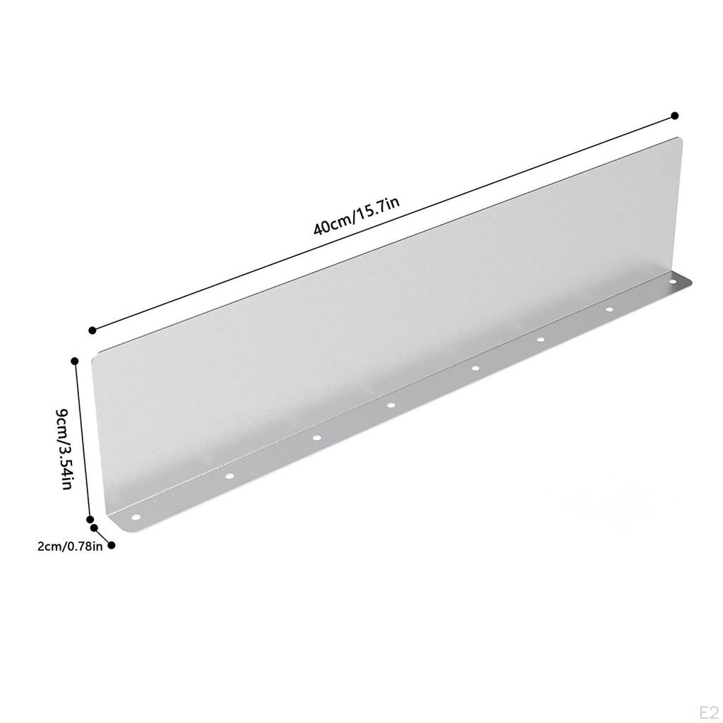 4x Roof Diverter with 32 Screws, Aluminum Rain Gutter Valley Roofing Guards, Splash