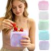 Reusable Silicone Storage Bag 1000ml Leakproof Food Grade Material Stand Up Pouch for Kitchen Organization and Storage