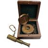 Mary Rose Sundial Compass  Brass  with a String . Engrave It, Keyring, or Wooden Box. A Unique Gift for Explorers!