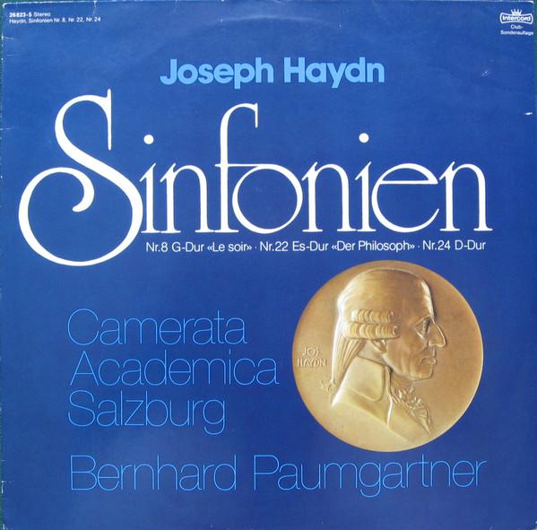 

LP Record BERNHARD PAUMGARTNER, CAMERATA ACAD - Haydn Sinfonie Nr8 G-Dur, Le Soir / 268235 Intercord Ton G 1980 Germany Classical Used