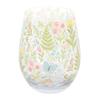 Something Different Luna Bloom Floral 450ml Stemless Glass