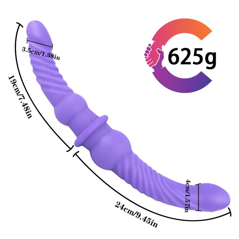 H48 Biyi Shuangfei Liquid Silicone Double Same Sex Penis SM Sex Products