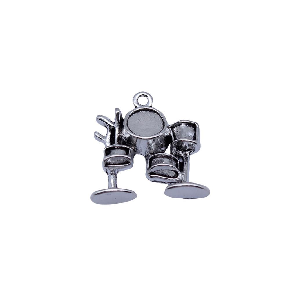 Musical Charms Multi Color Alloy Guitar Pendants For Music Themed Jewelry Making