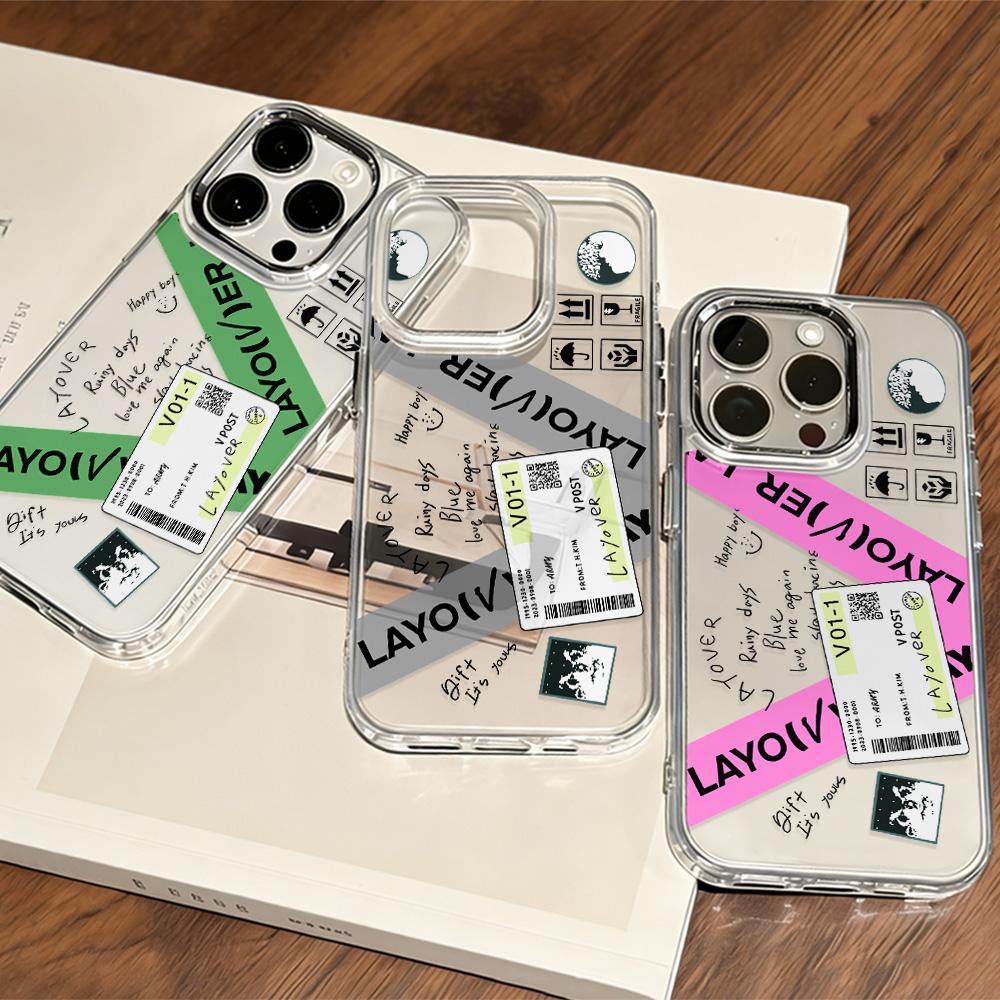 Coo V LAYOVERS Nouvelle Coque de Téléphone de TaeHyung Pour IPhone 17 16e 16 15 14 13 12 11 Mini Pro Max X XR XSMAX 8 7 Air Plus Coque Souple