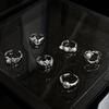 Niche Design High Sense Cold Wind Pearl Moonstone Open Ring Women'S French Personality Fashion Ring