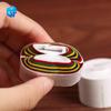 Northern Magic Props Double Layer Unbreakable Paper Streamers - White & Colorful for Stage Performances, Holidays, & Events
