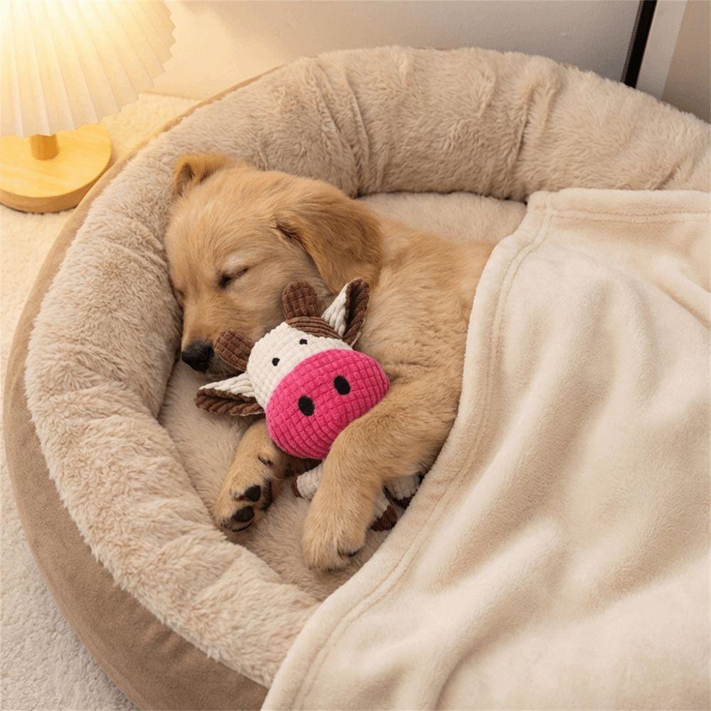Portable Sounding Doll Dogs Toy Interactive Tooth Cleaning Cats Toy Cartoon Soft Squeaky Toy