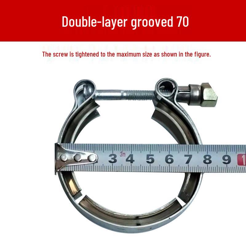 Stainless Steel Truck Exhaust & Intercooler Pipe Supercharger Clamp