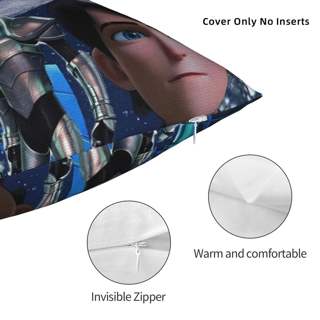 Trollhunters Tales Of Arcadia Pillow Case Design Pillow Cover For Sofa Bedroom Home Decor Retro Trendy Pillowcases